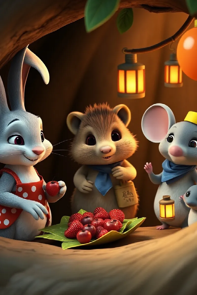 Picture 4 from the tale The Owl's Forgotten Birthday