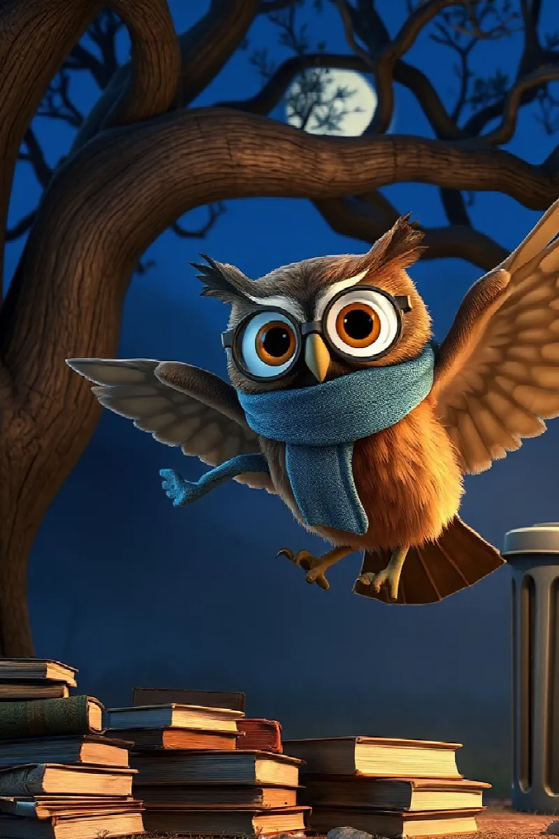 Picture 1 from the tale The Owl's Paper Castle