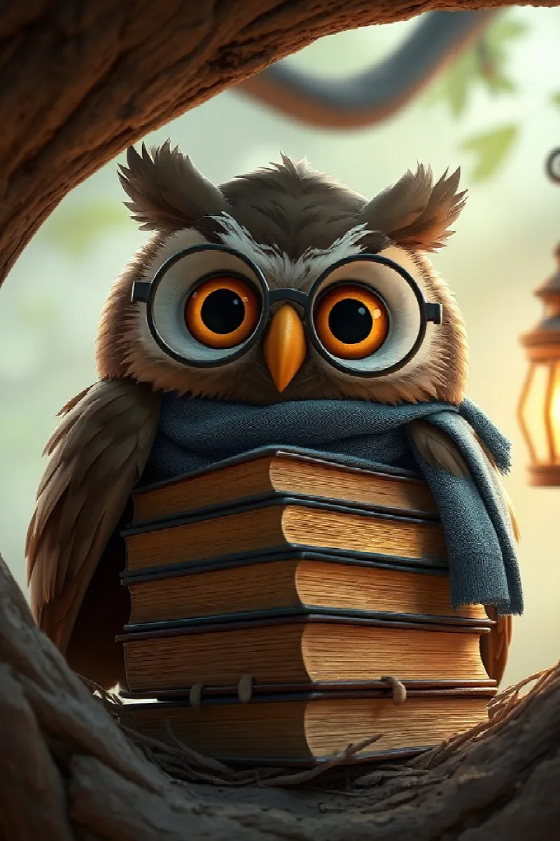 Picture 2 from the tale The Owl's Paper Castle