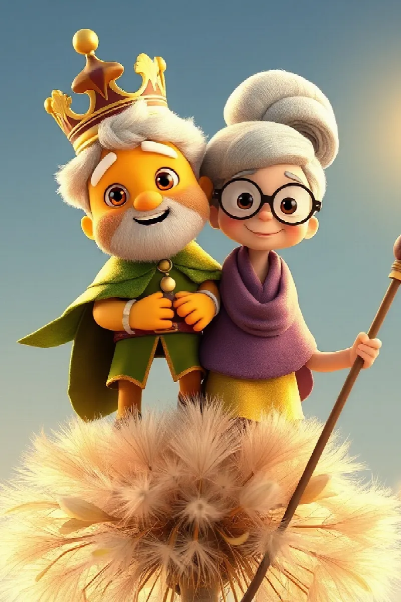 Karahindiba Kralı masalından 3. resim