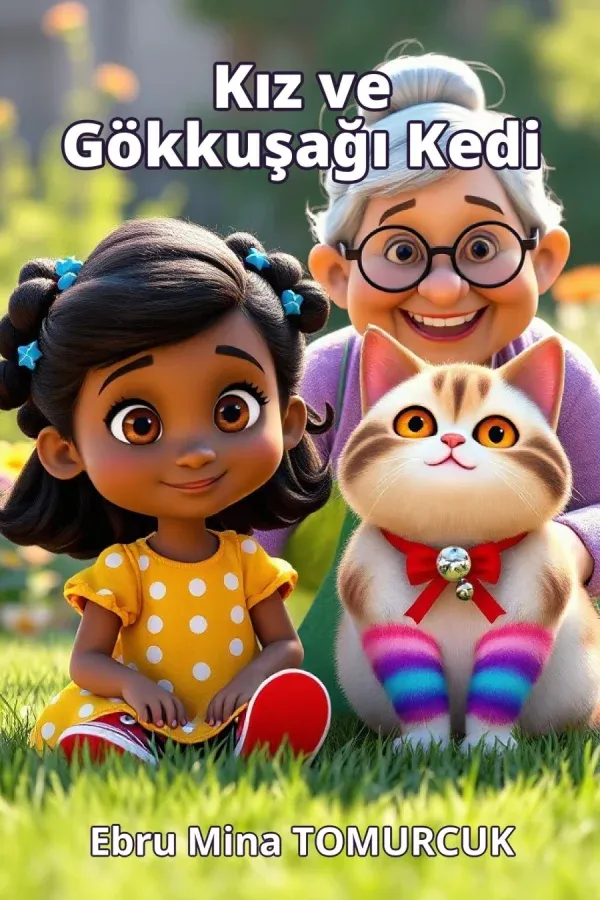 Kız ve Gökkuşağı Kedi