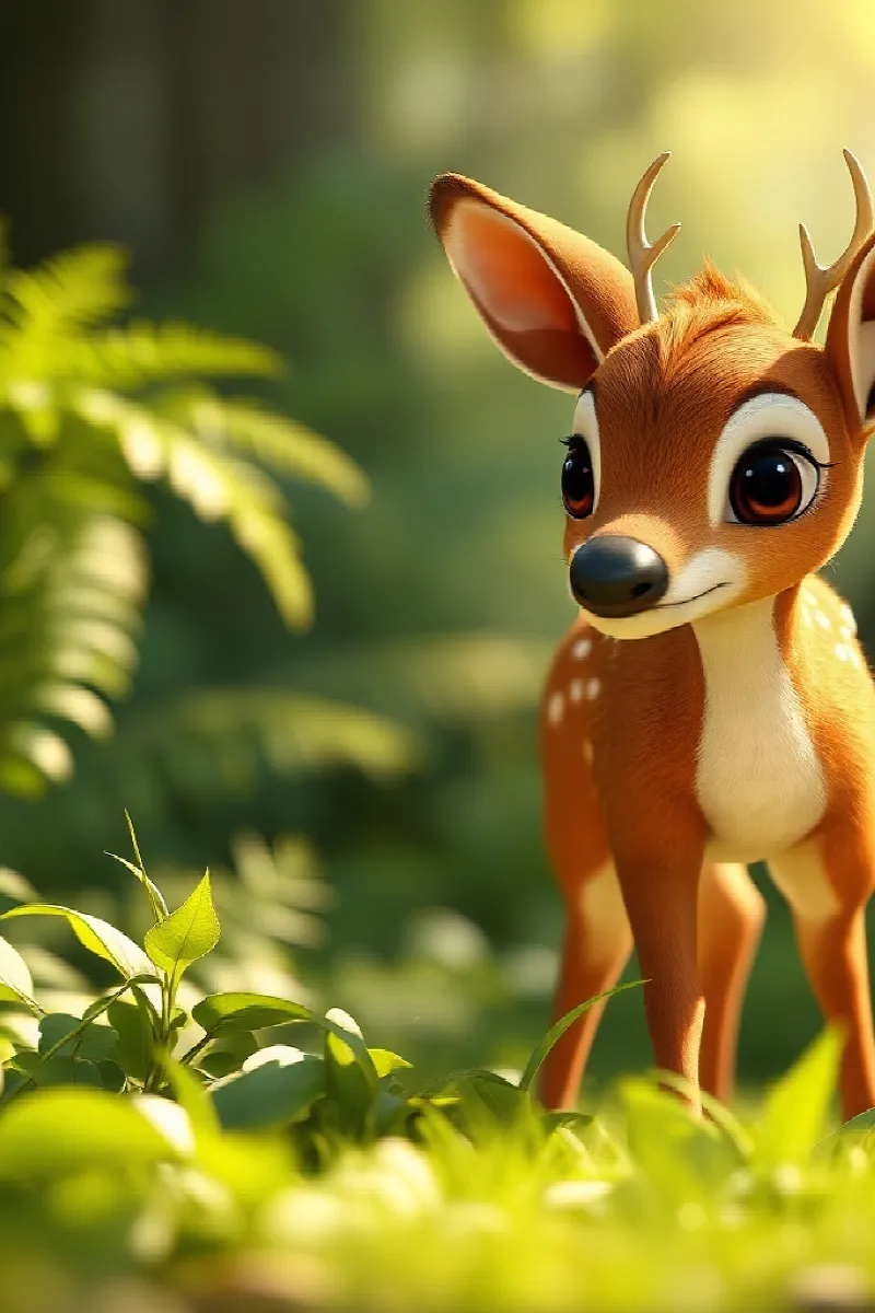 Küçük Muntjac masalından 1. resim