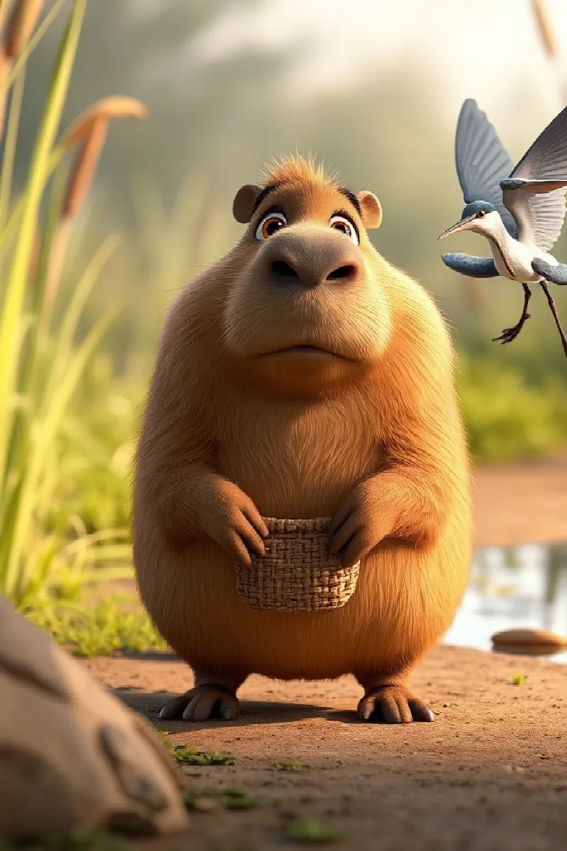 Picture 4 from the tale The Little Capybara's Garden