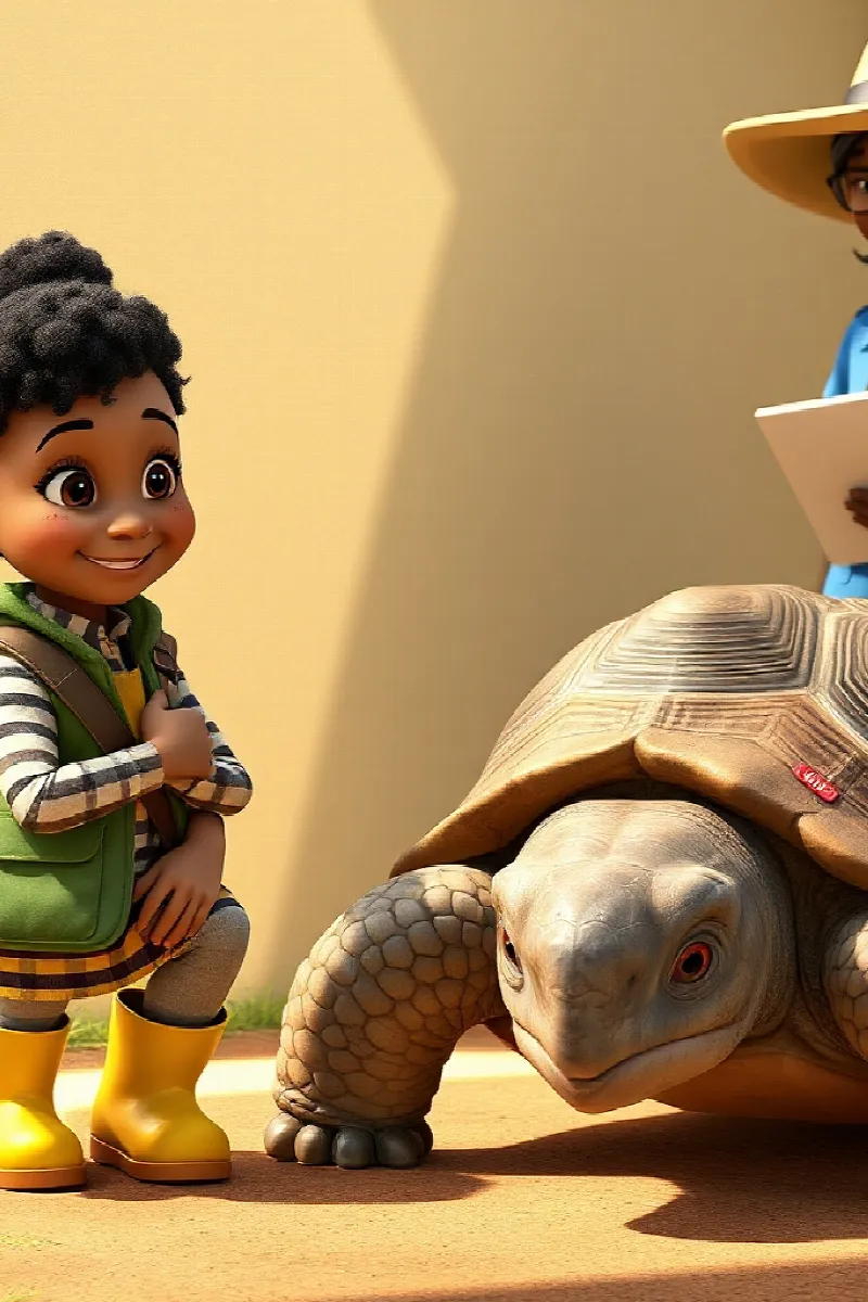 Picture 4 from the tale The Girl and the Tortoise