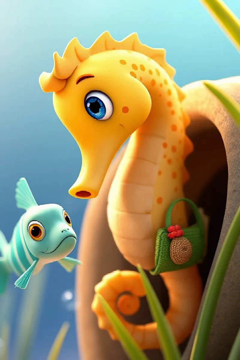 Picture 2 from the tale The Little Sea Horse