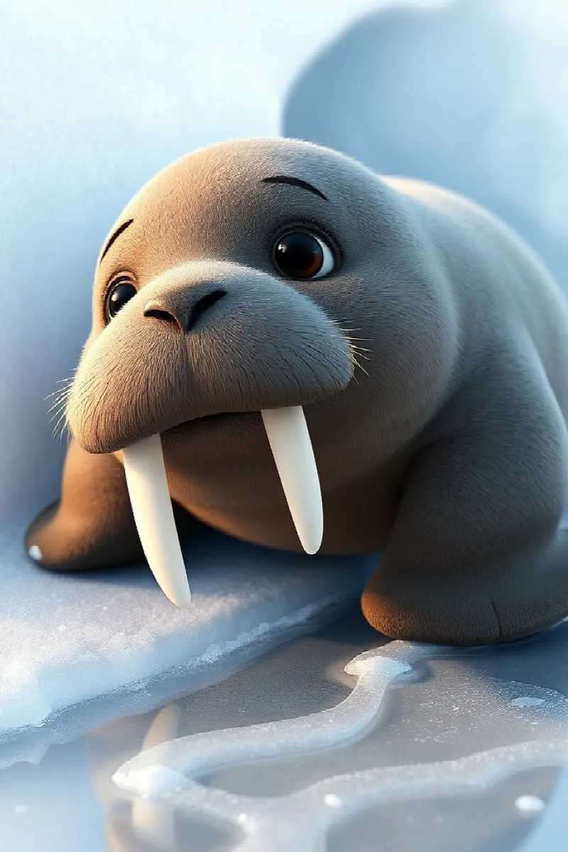 Picture 2 from the tale The Little Walrus's Question