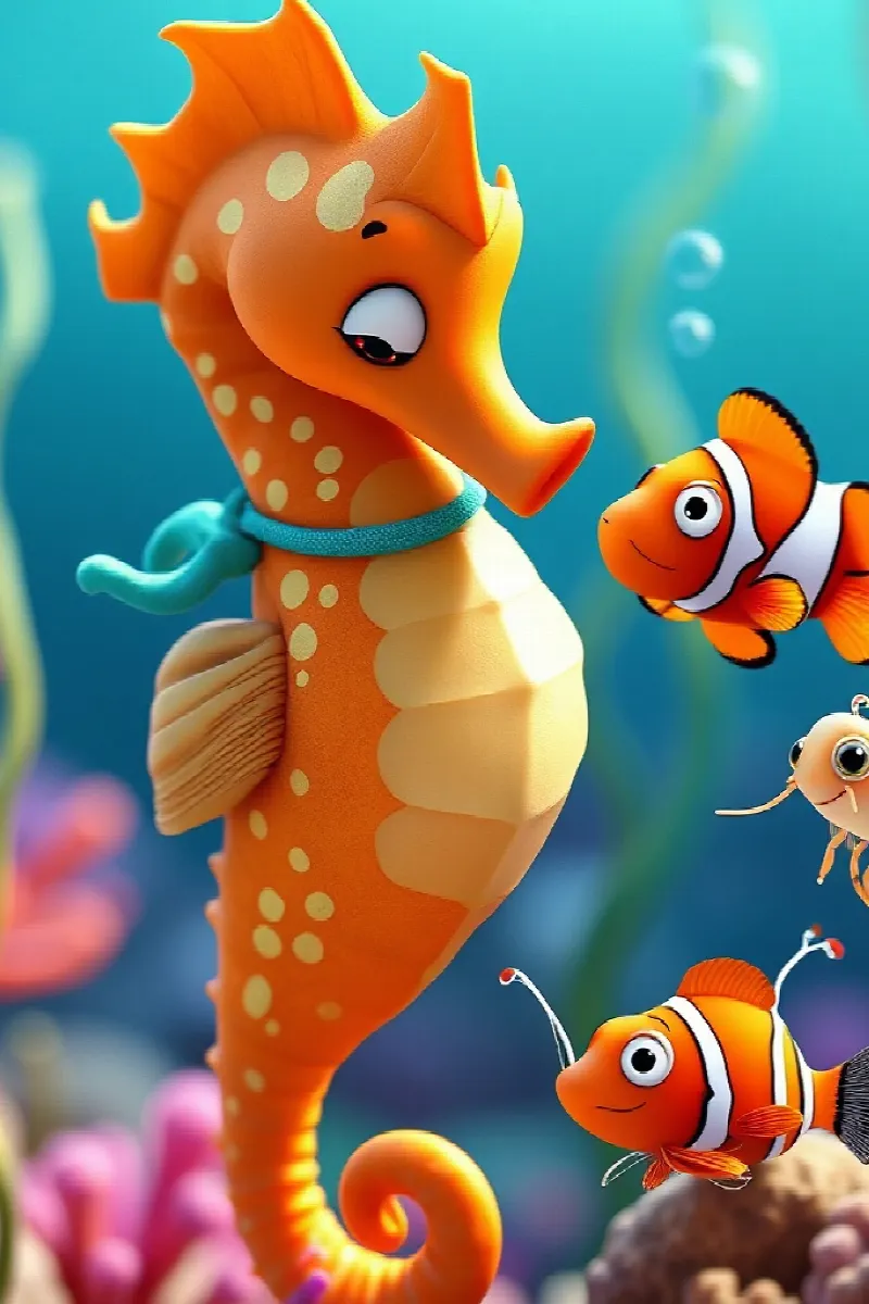 Picture 3 from the tale The Little Reef Explorers