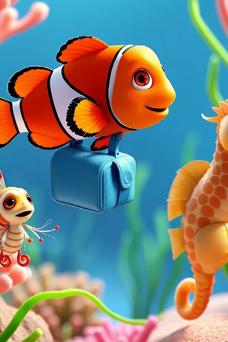 Picture 4 from the tale The Little Reef Explorers