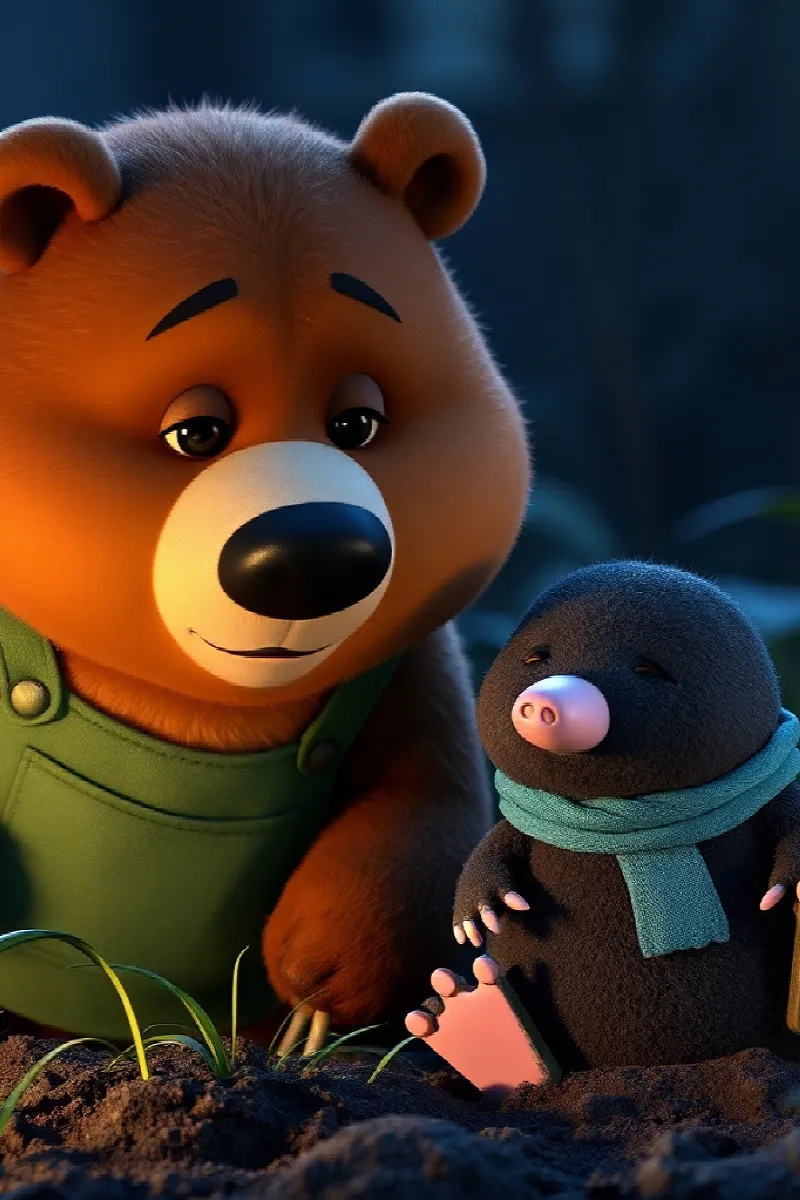 Picture 3 from the tale The Bear's Secret Garden
