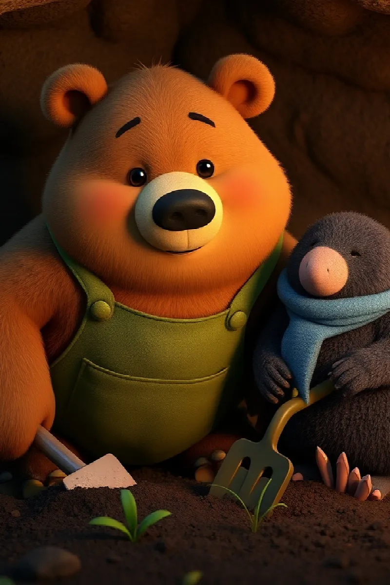 Picture 4 from the tale The Bear's Secret Garden