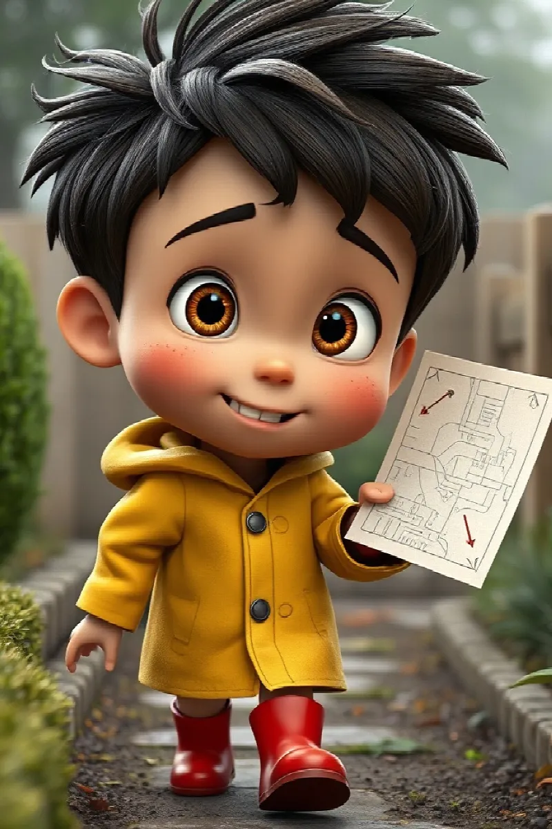 Picture 4 from the tale The Boy and the Hedgehog Trail
