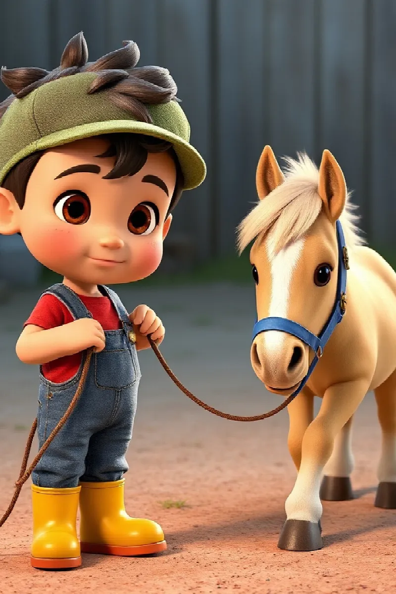 Picture 4 from the tale The Boy and the Miniature Horse