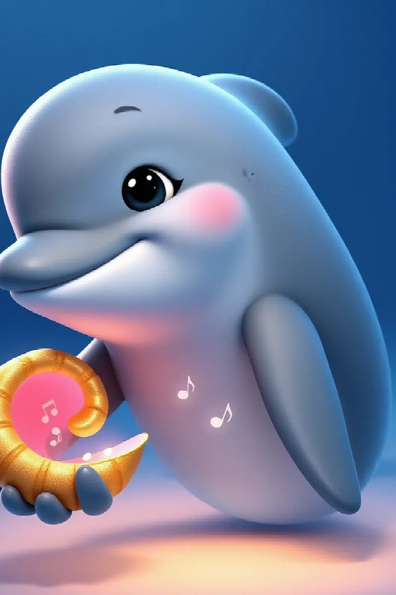 Picture 2 from the tale The Dolphin's Golden Shell