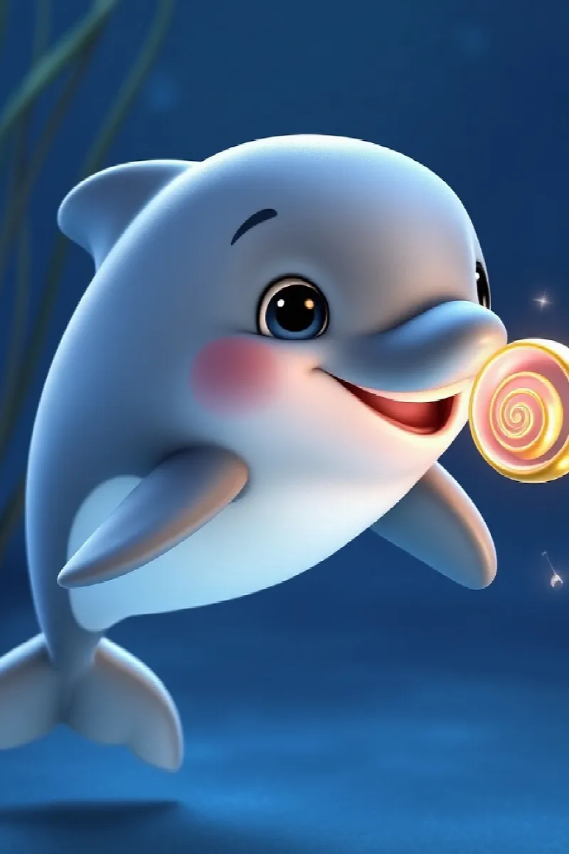 Picture 3 from the tale The Dolphin's Golden Shell