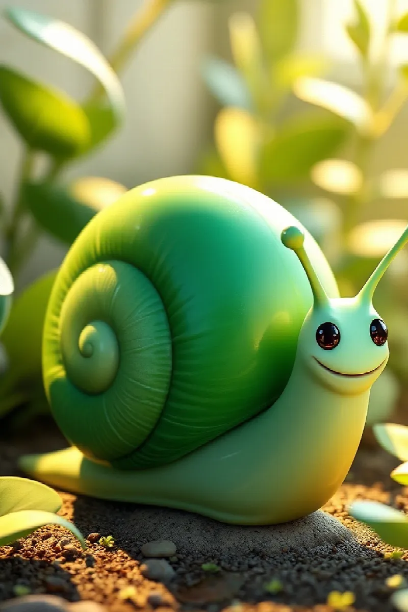 Picture 1 from the tale The Emerald Snail