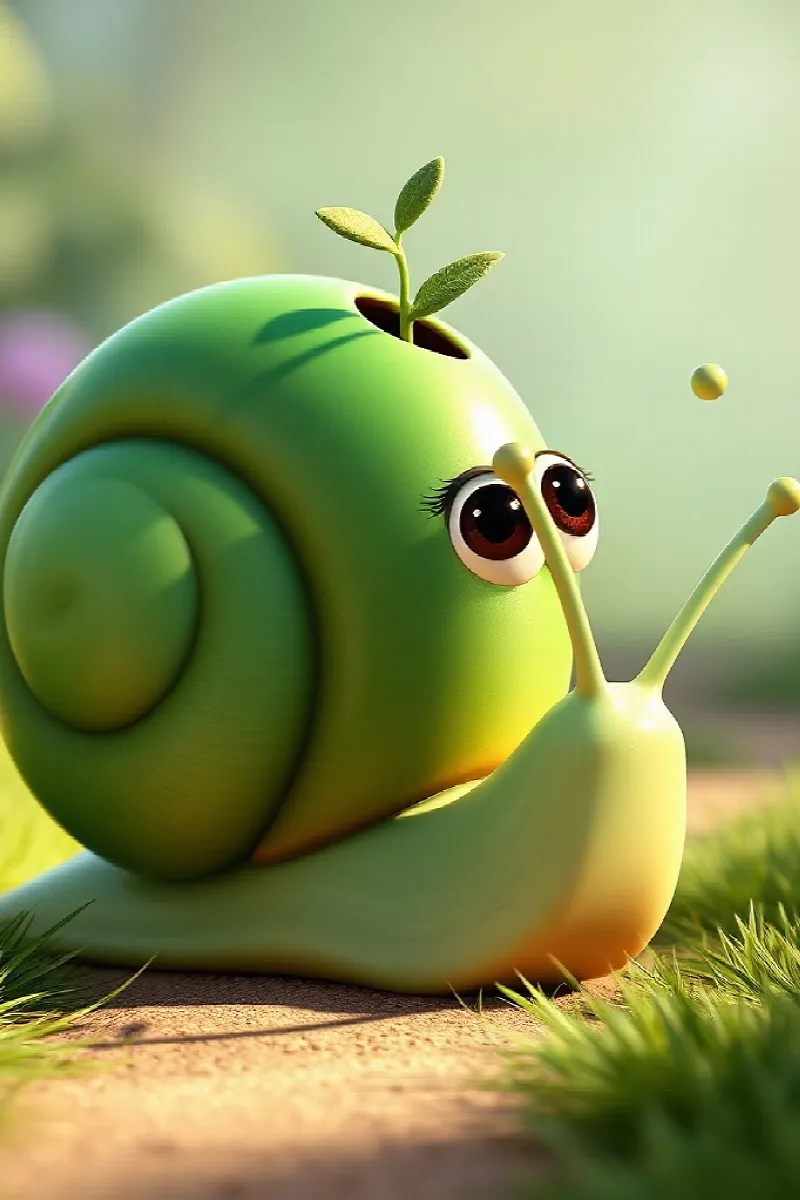 Picture 3 from the tale The Emerald Snail