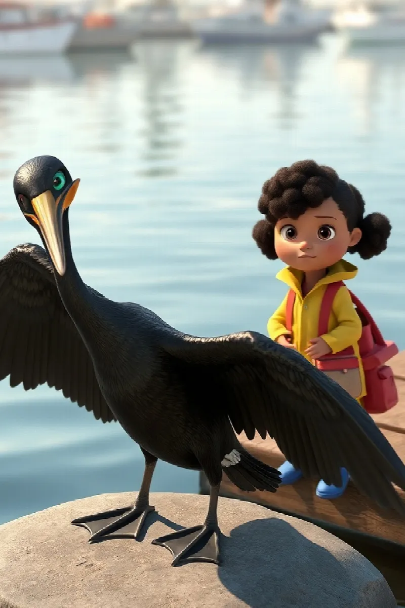 Picture 2 from the tale The Girl and the Cormorant