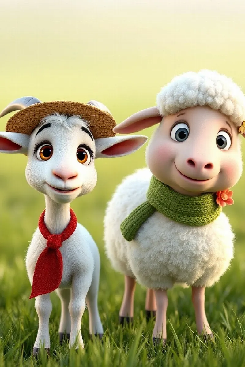 Picture 2 from the tale The Goat's Blue Ribbon
