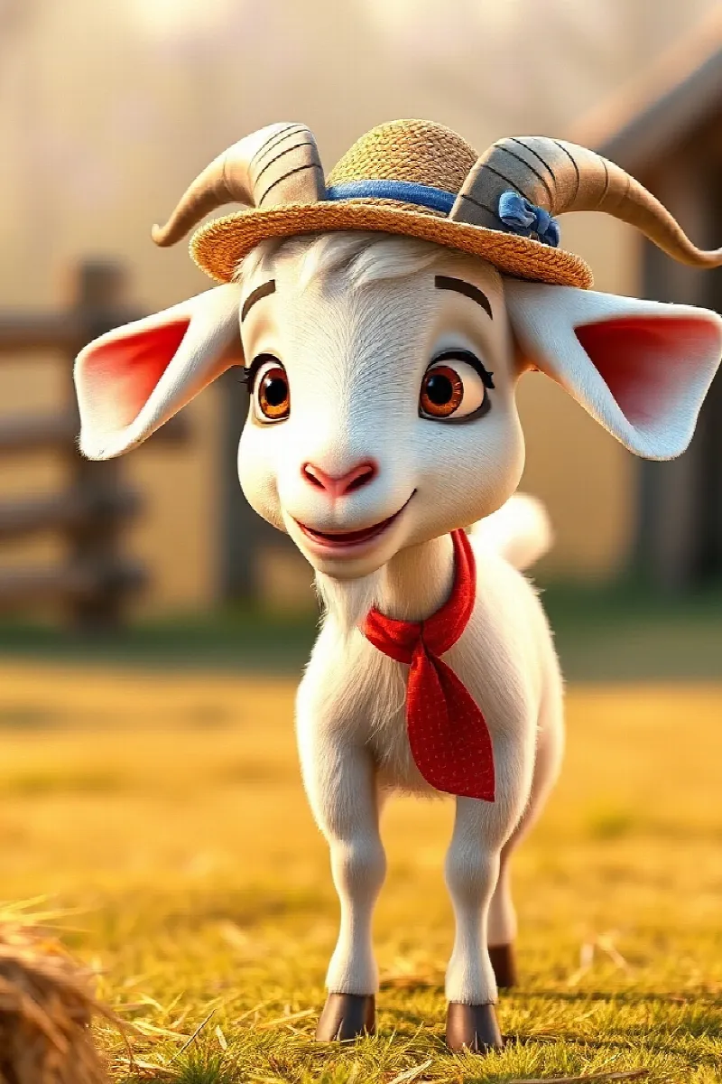 Picture 3 from the tale The Goat's Blue Ribbon