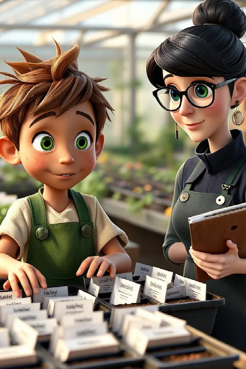 Picture 4 from the tale The King's Little Gardener