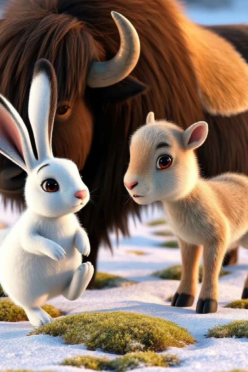 Picture 2 from the tale The Little Musk Ox