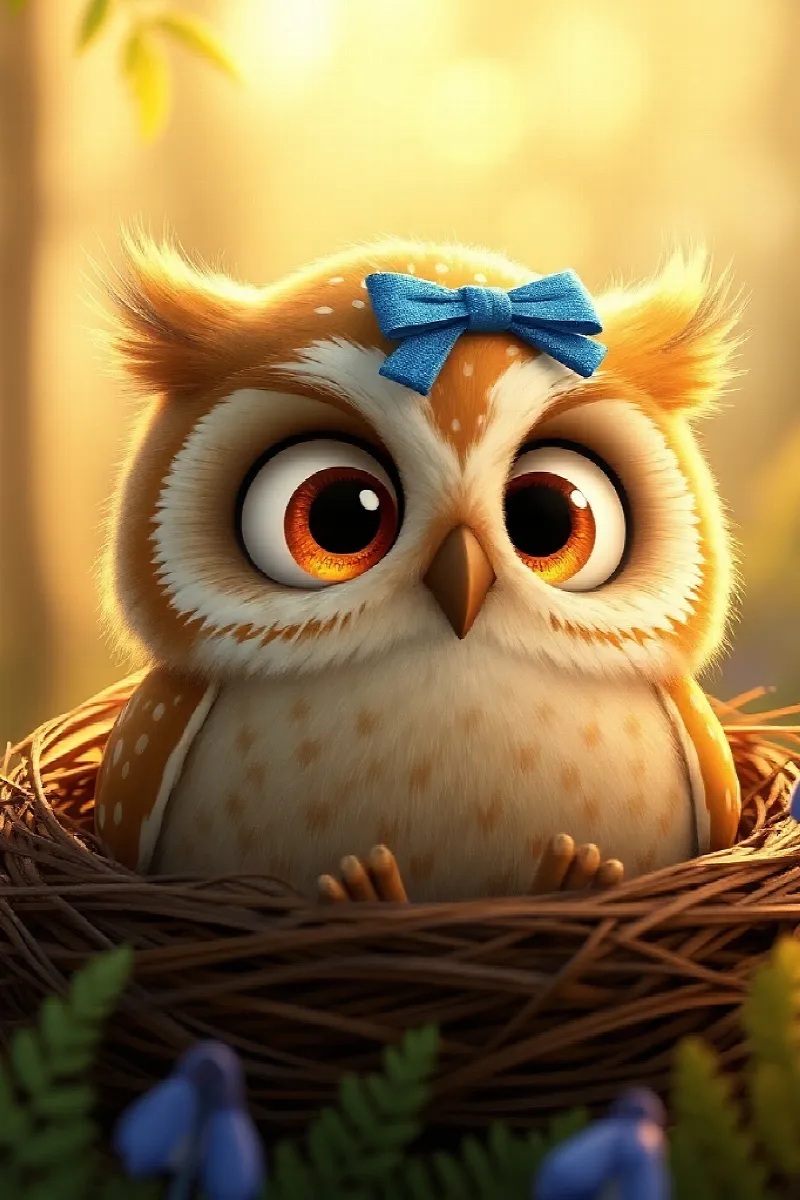 Picture 1 from the tale The Owl Who Slept at Noon