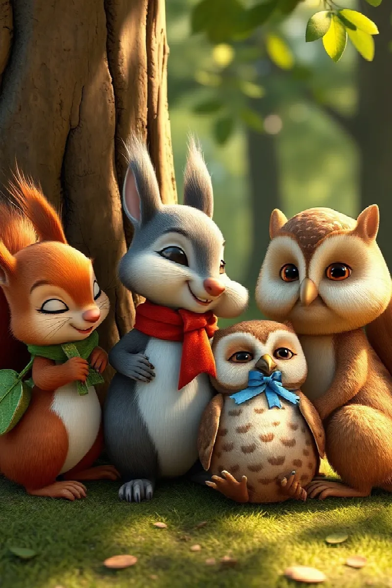 Picture 2 from the tale The Owl Who Slept at Noon
