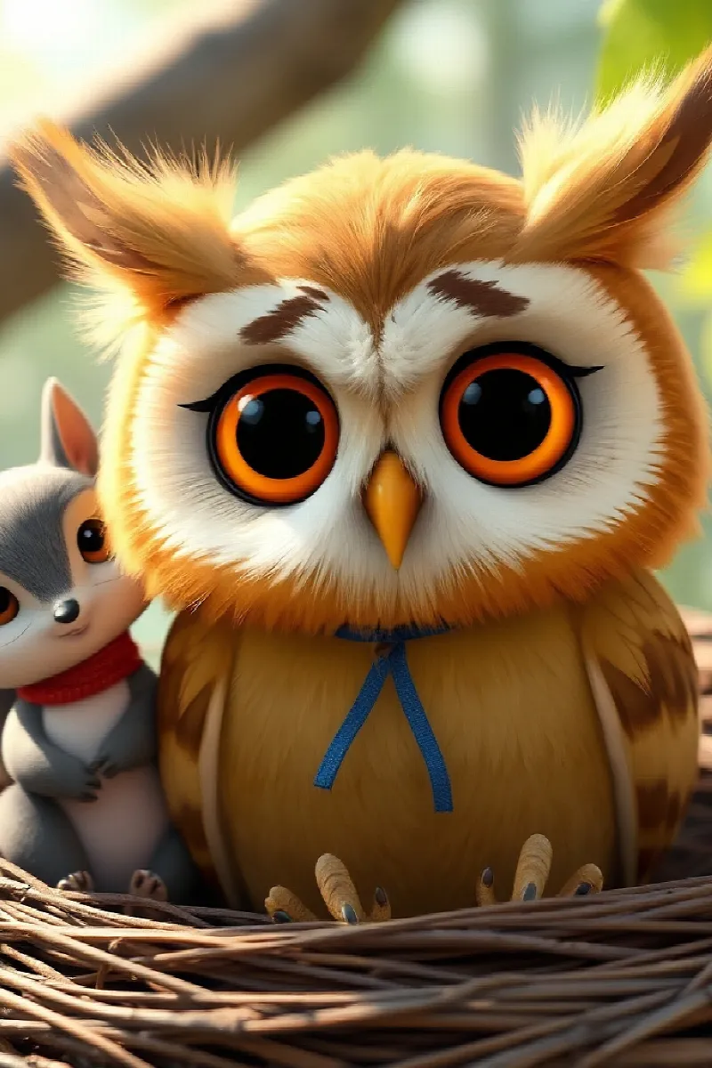 Picture 4 from the tale The Owl Who Slept at Noon
