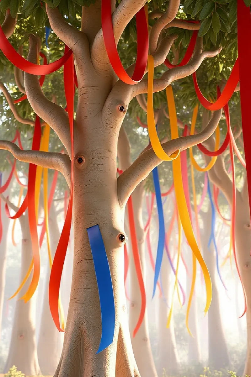 Picture 1 from the tale The Ribbon Forest