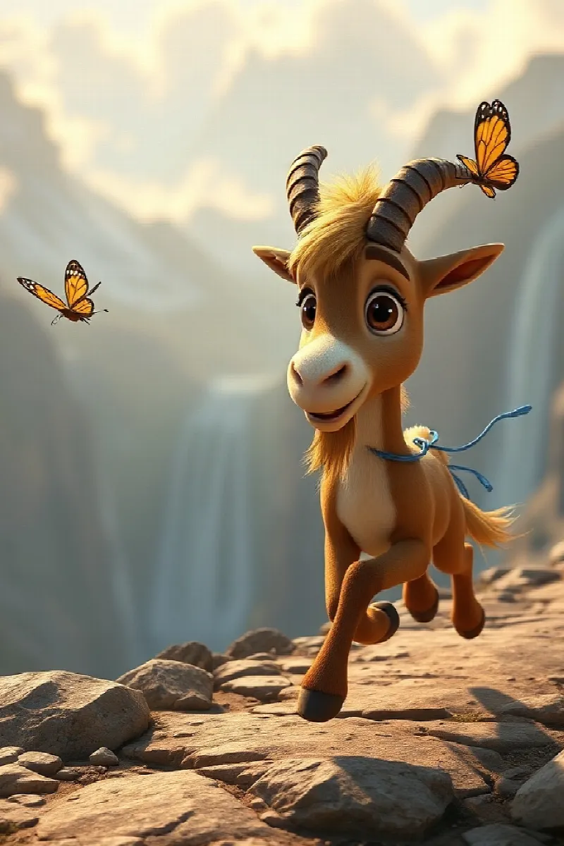Küçük Markhor masalından 1. resim