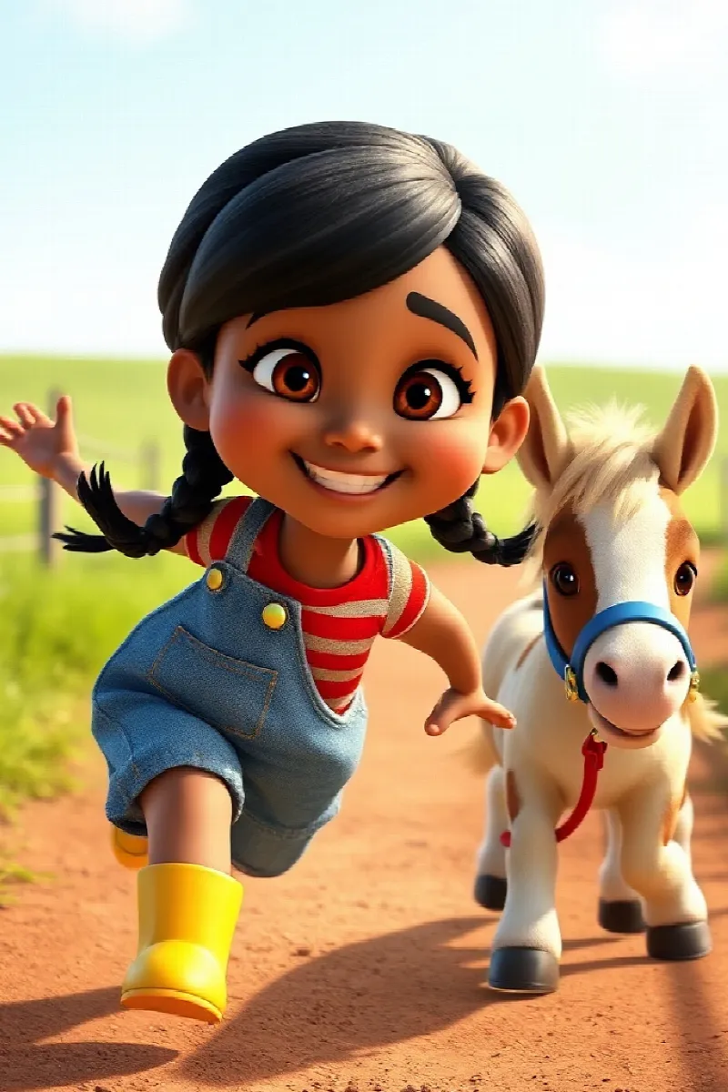 Picture 1 from the tale The Girl and the Rescue Pony