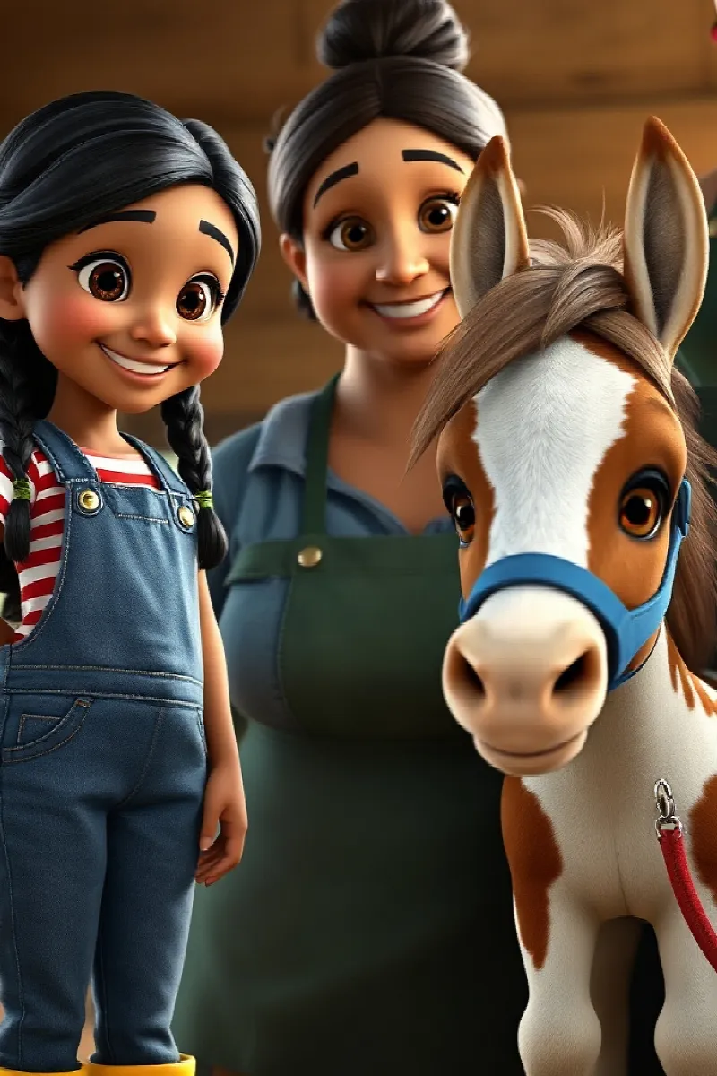 Picture 2 from the tale The Girl and the Rescue Pony