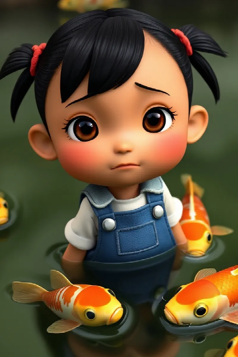 Picture 4 from the tale The Girl and the Koi