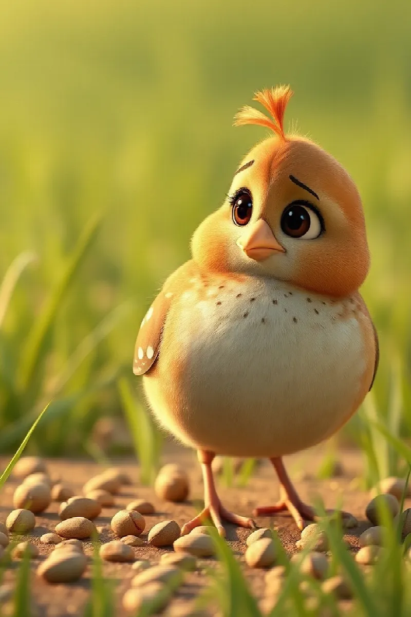 Picture 1 from the tale The Little Quail