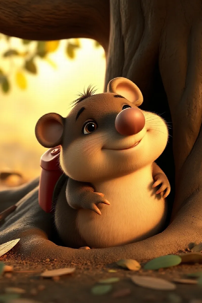 Picture 1 from the tale The Little Wombat
