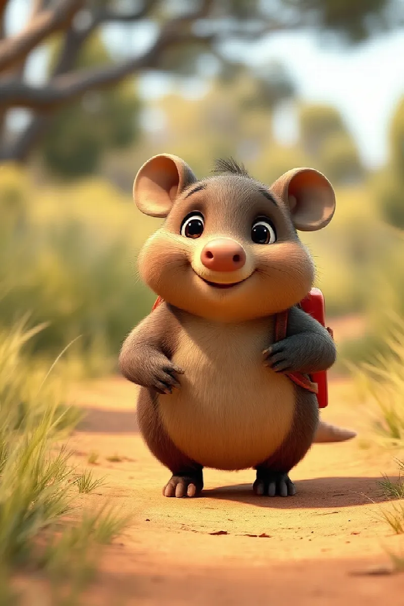 Picture 2 from the tale The Little Wombat