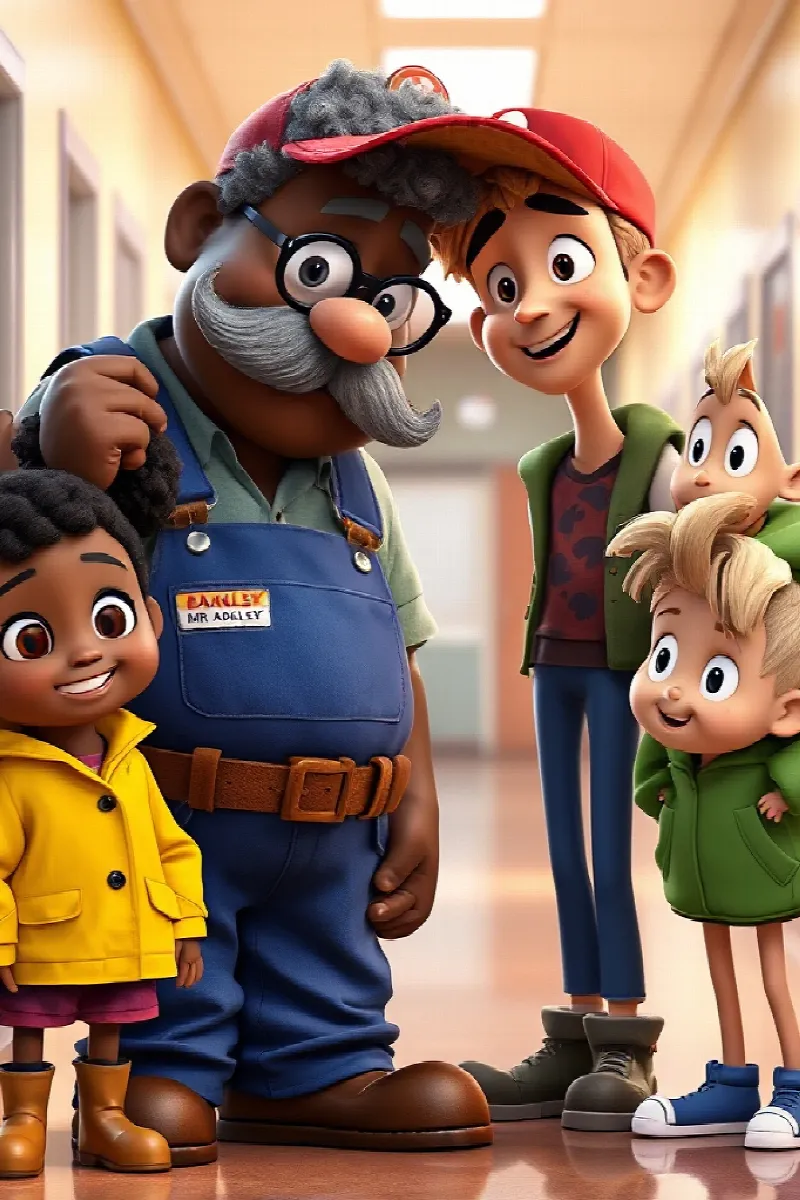 Picture 3 from the tale The Mystery of Blue Footprints