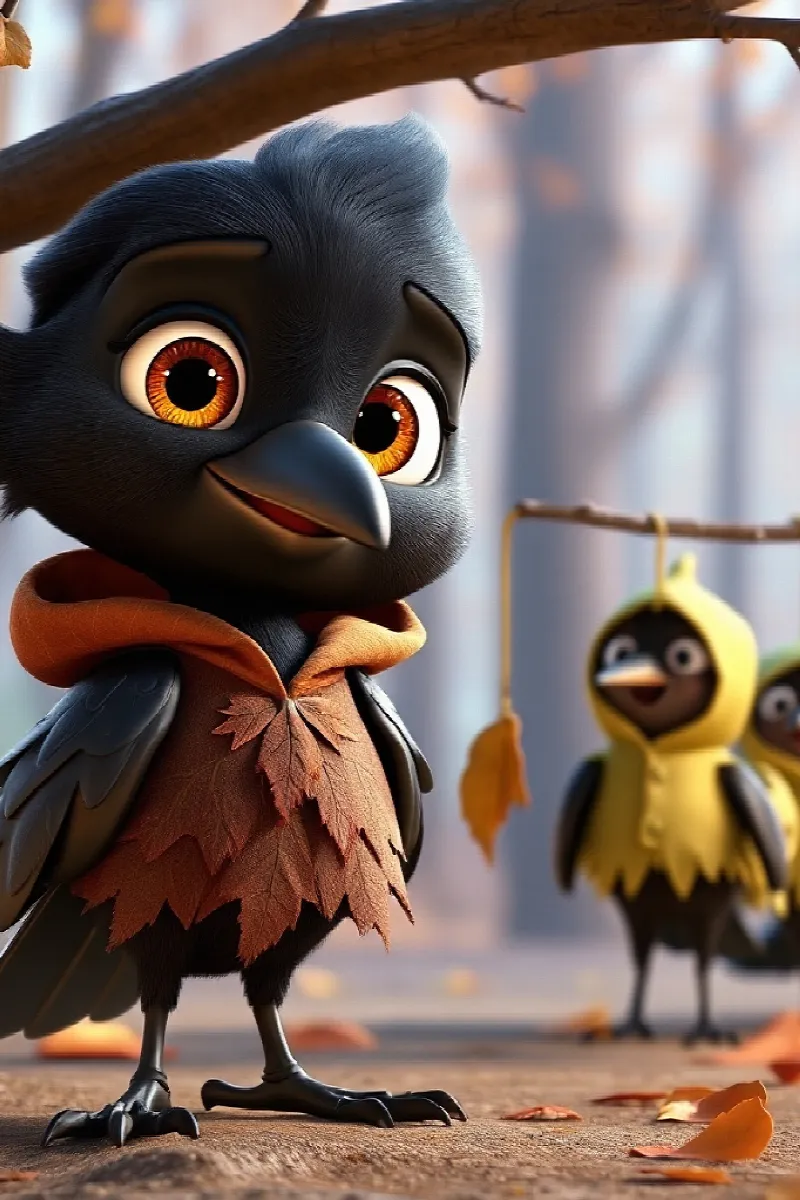 Picture 4 from the tale The Raincoat Crow