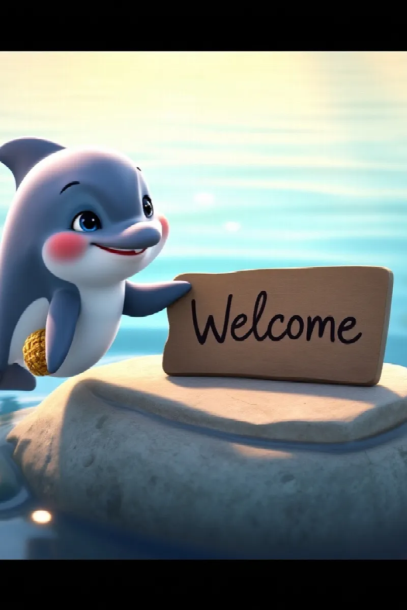 Picture 2 from the tale The Dolphin's Secret School