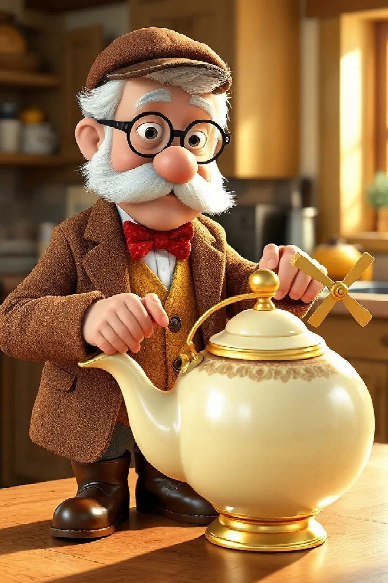 Picture 1 from the tale The Flying Teapot