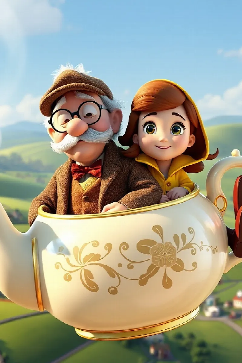 Picture 4 from the tale The Flying Teapot