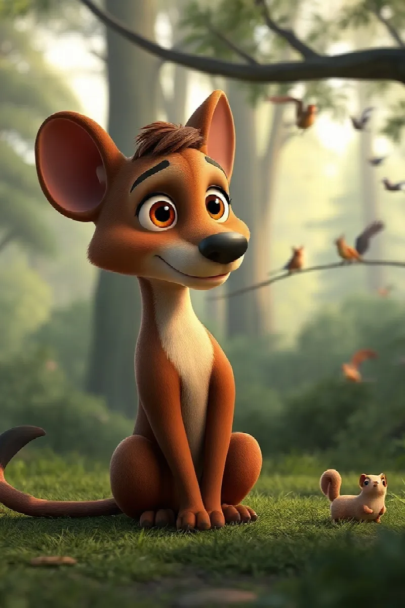 Picture 1 from the tale The Fossa's New Friend
