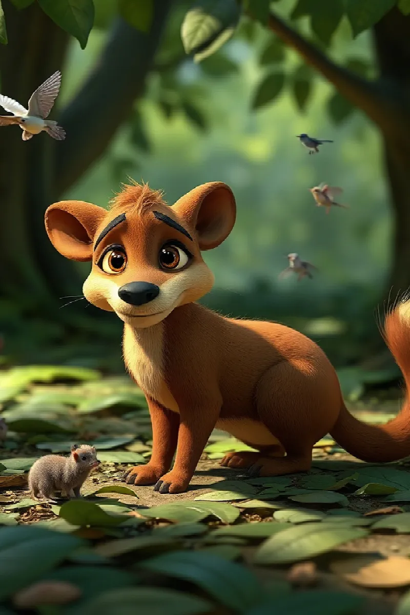 Picture 2 from the tale The Fossa's New Friend