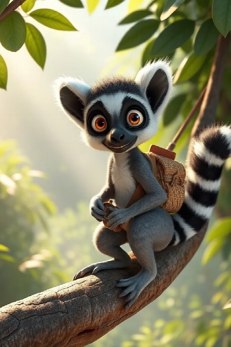 Picture 1 from the tale The Lemur's Secret Bridge