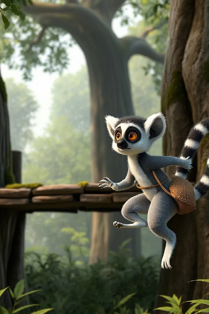 Picture 2 from the tale The Lemur's Secret Bridge