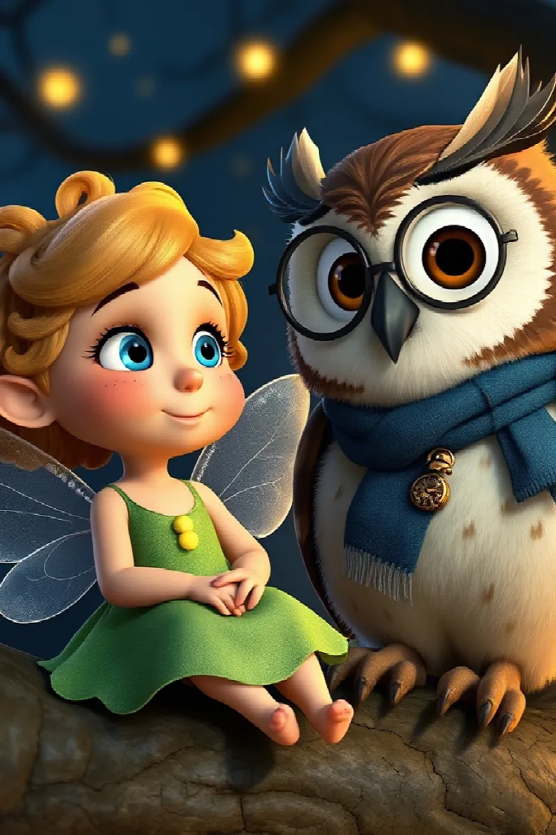 Picture 3 from the tale The Little Fairy's Owl