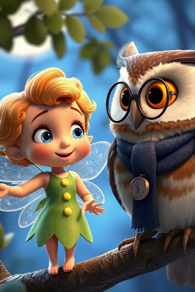 Picture 4 from the tale The Little Fairy's Owl