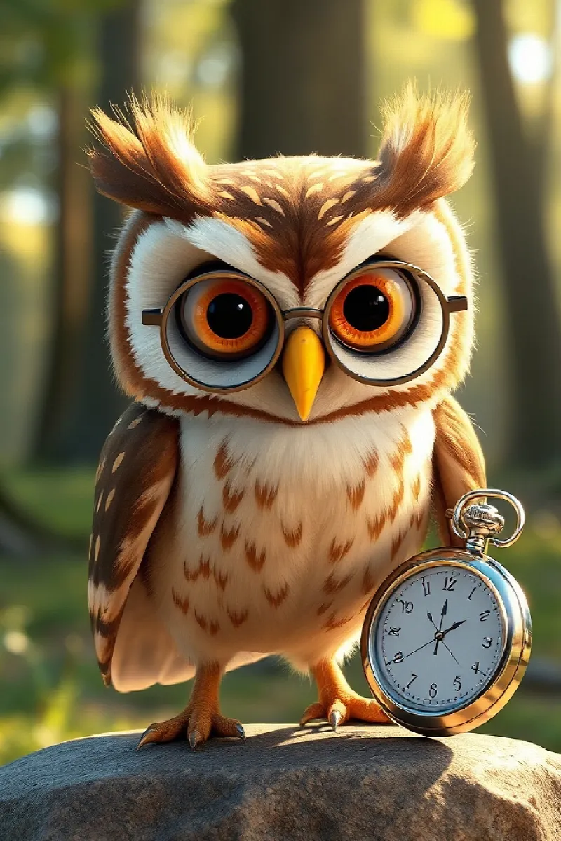 Picture 3 from the tale The Owl's Silver Clock