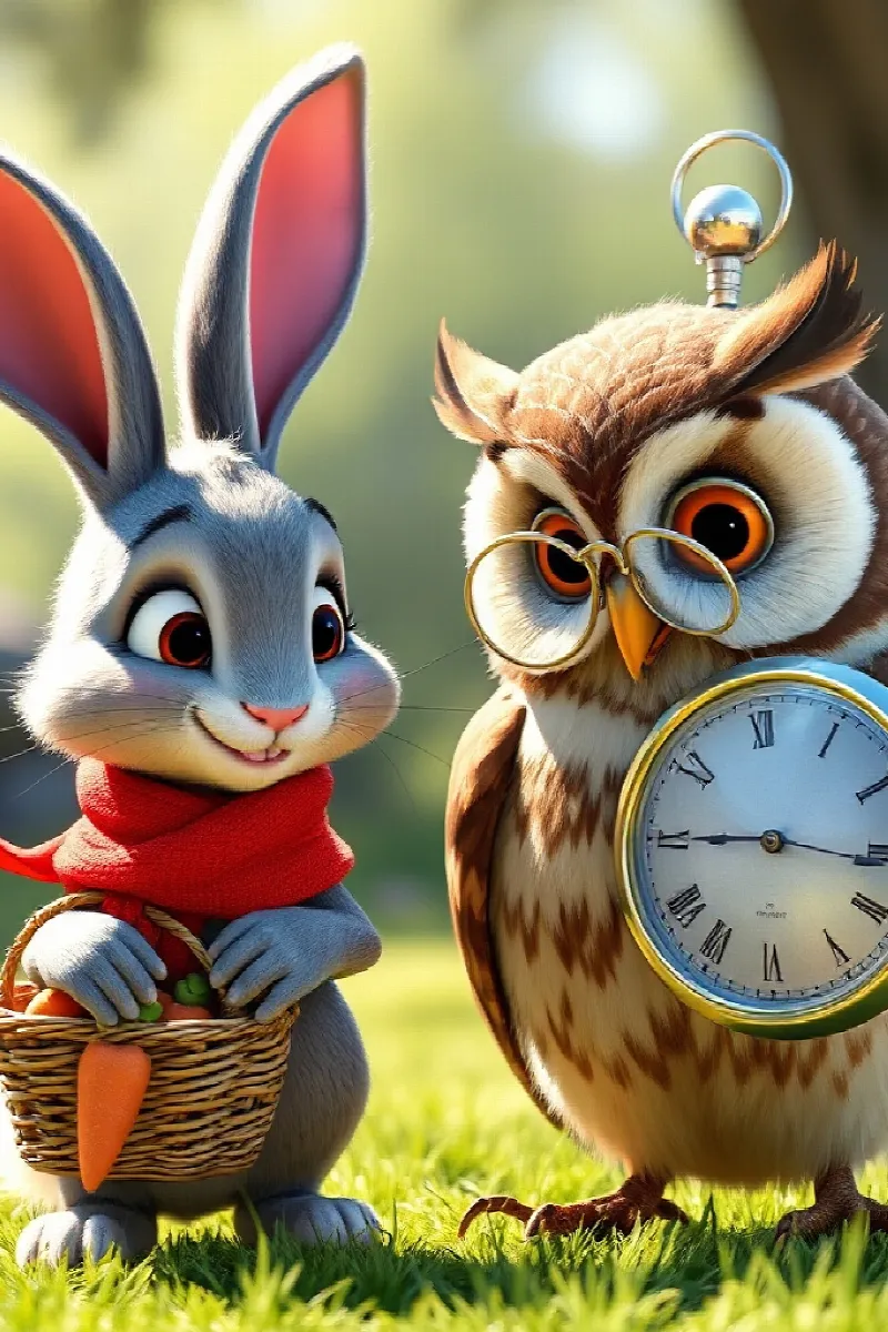 Picture 4 from the tale The Owl's Silver Clock