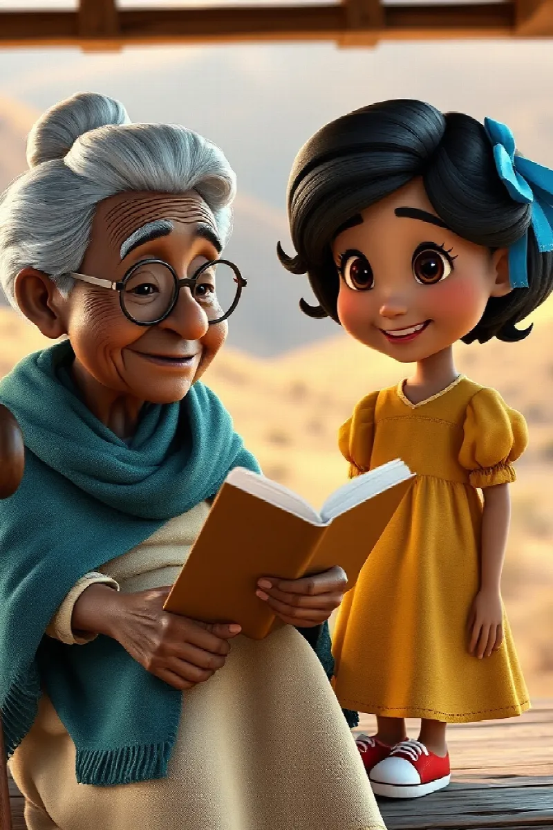 Kız ve Sis Ejderhası masalından 2. resim